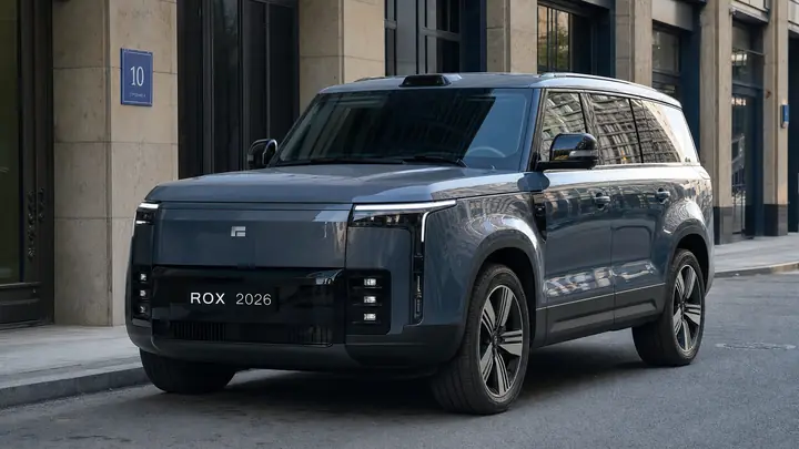 ROX 2026 на московской улице после защитной оклейки пленкой
