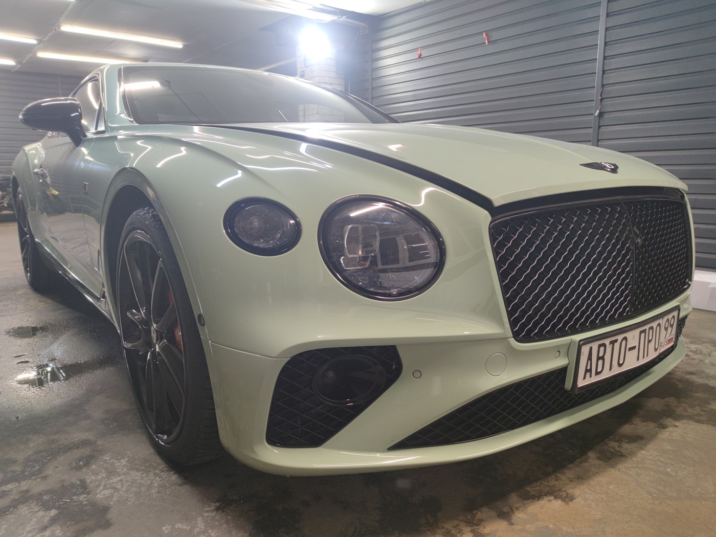 Bentley Continental GT - мятная пленка, фото 4