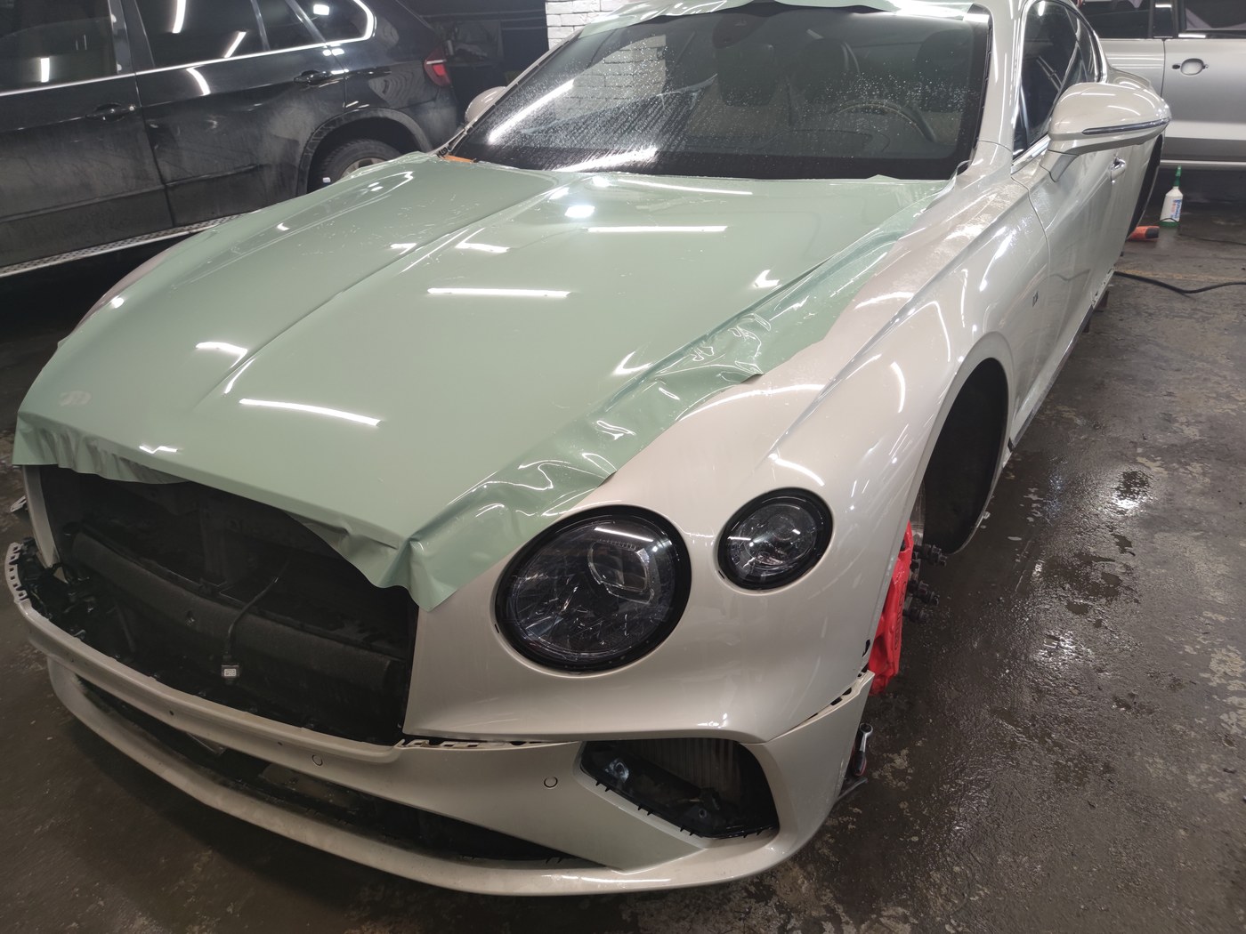 Bentley Continental GT - мятная пленка, фото 7