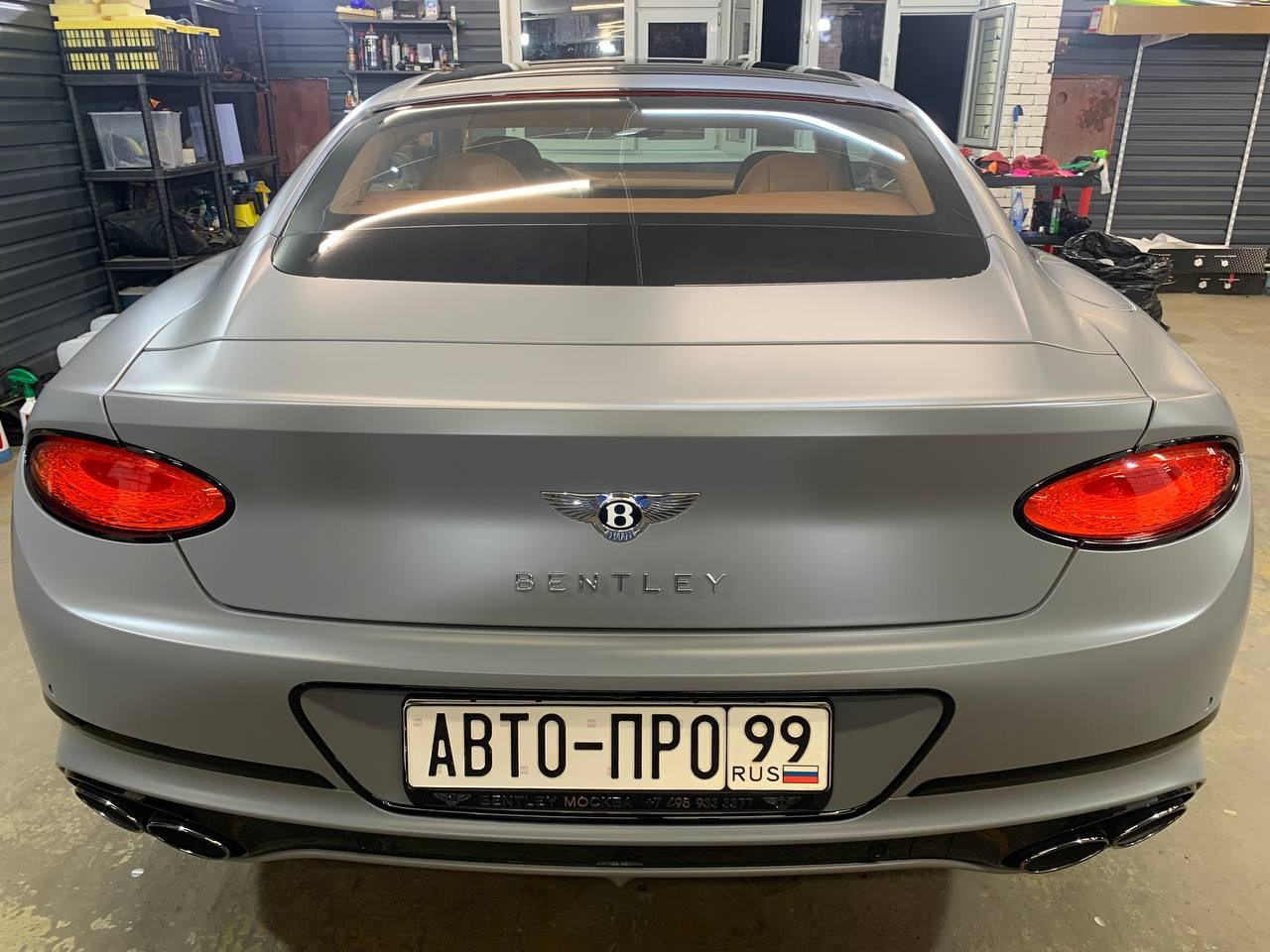 Bentley Continental GT - мятная пленка, фото 15