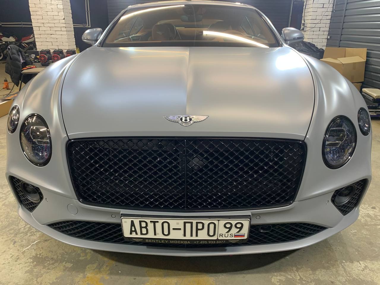 Bentley Continental GT - мятная пленка, фото 17