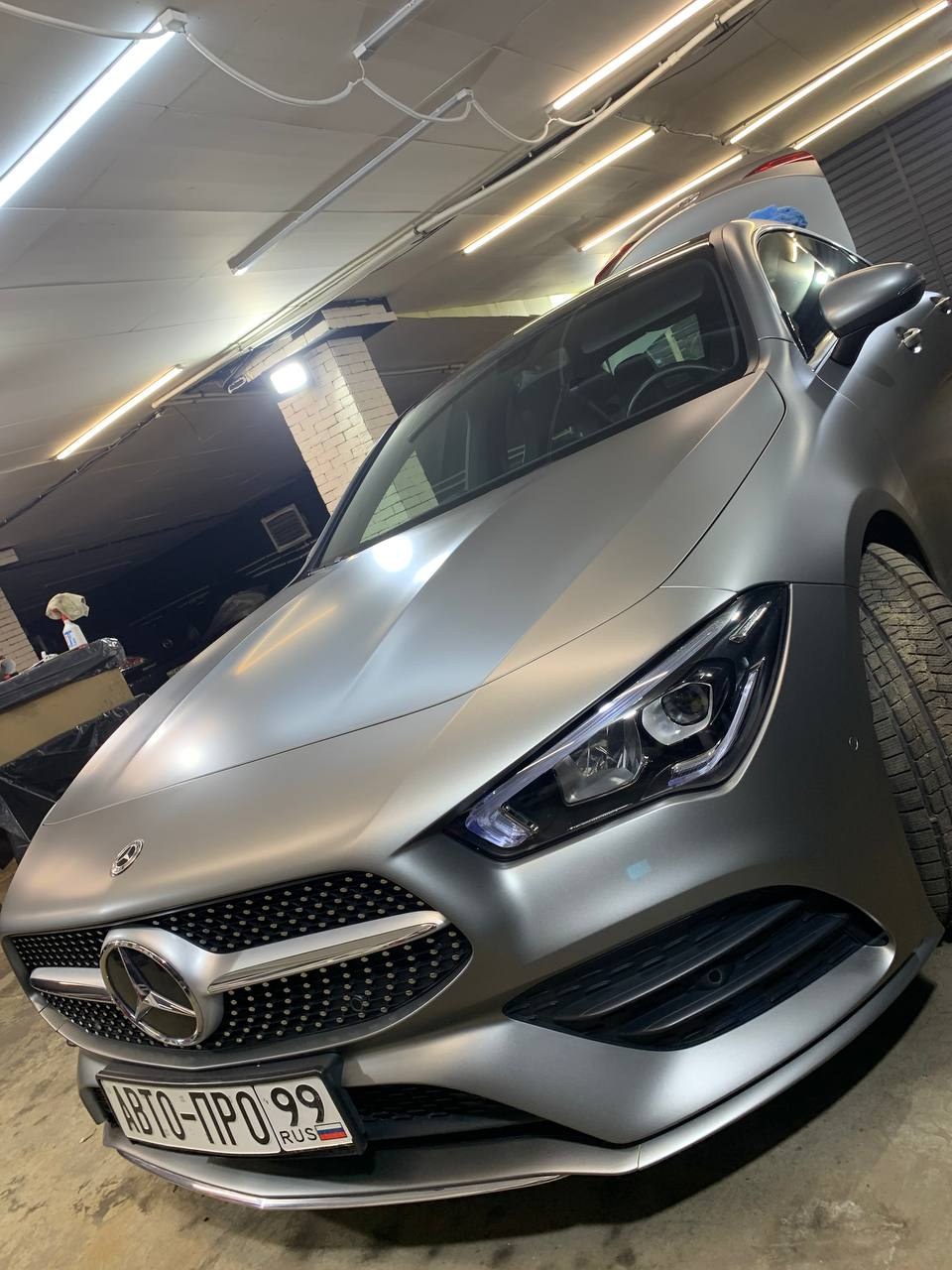 Mercedes-Benz CLA - сатиновый серебристый, фото 1