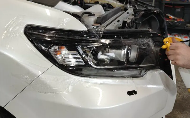 ЗАЩИТА TOYOTA PRADO - ОКЛЕЙКА ПЕРЕДНЕЙ ЧАСТИ