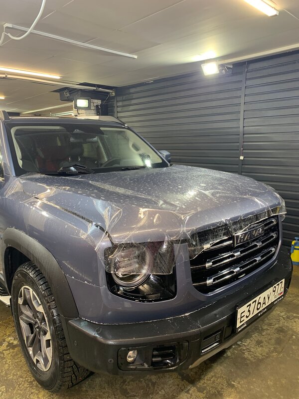 ОКЛЕЙКА КАПОТА И ОПТИКИ HAVAL - фото 1