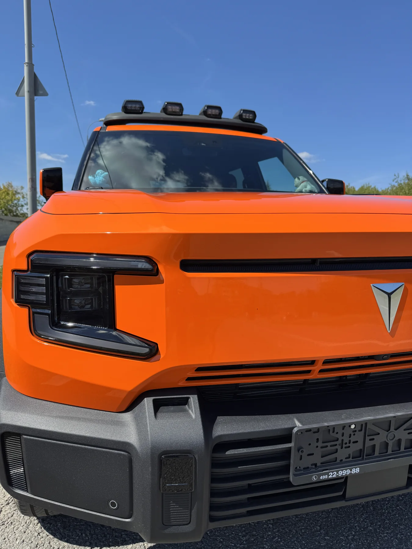 Deepal G318 после оклейки сзади